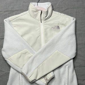 White Girls Large North Face Jacket